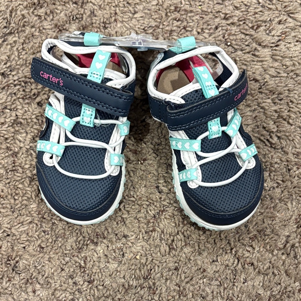 Carter's Navy and Aqua Kids Sandals